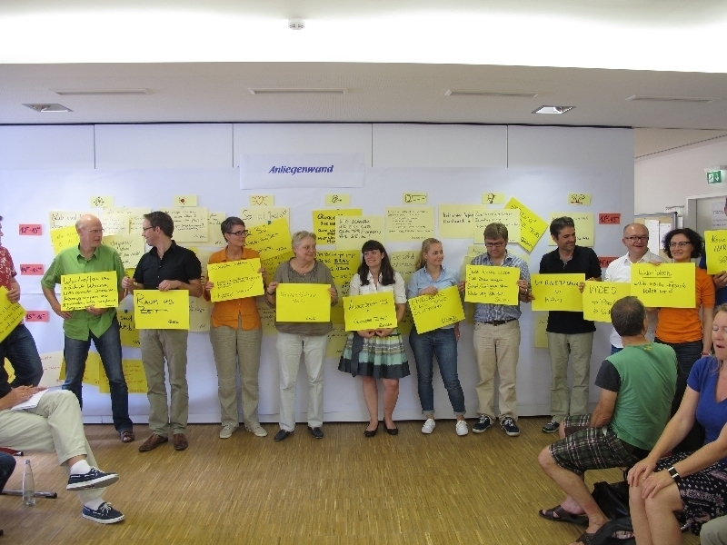 Auch in kleinerem Rahmen funktioniert Open Space hervorragend, wenn das Anliegen “unter den Nägeln brennt”.