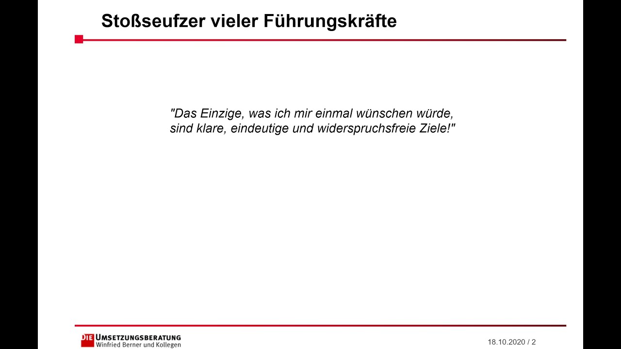 Ermutigende Führung - Teil 12 Mutiger Umgang mit widersprüchlichen Zielen