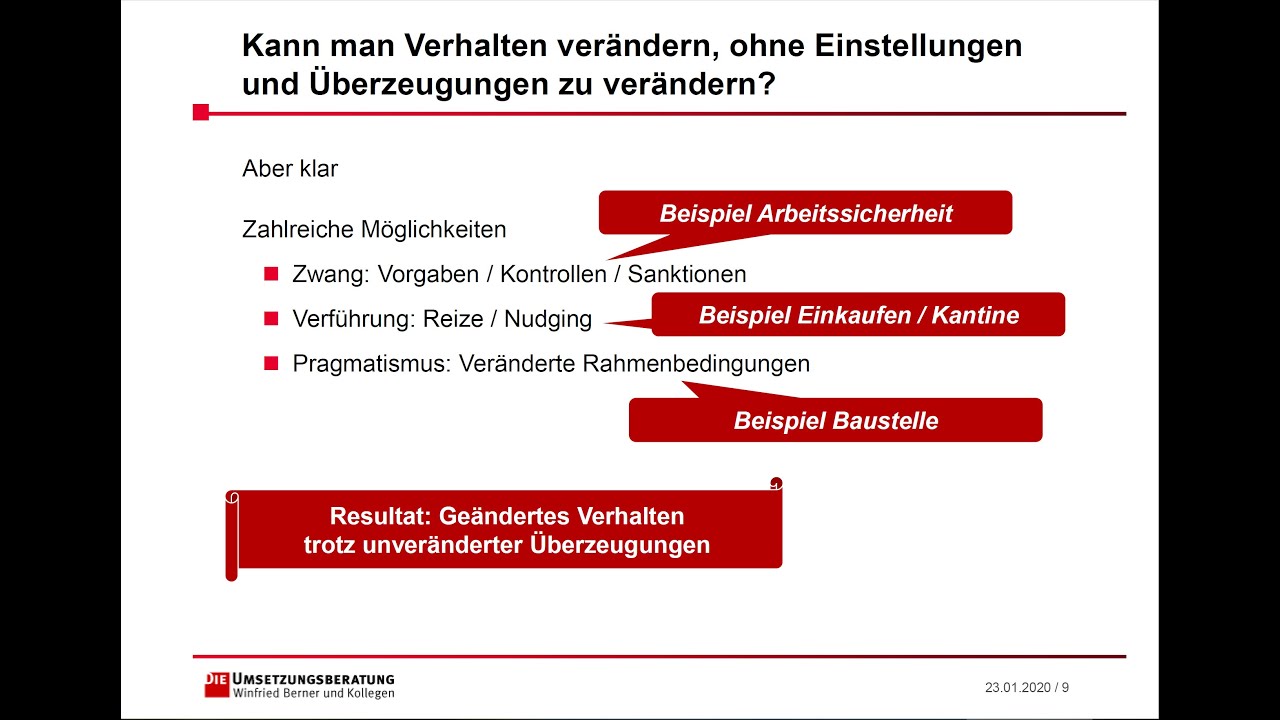 Culture Change - Teil 1: Kann man Kultur überhaupt verändern