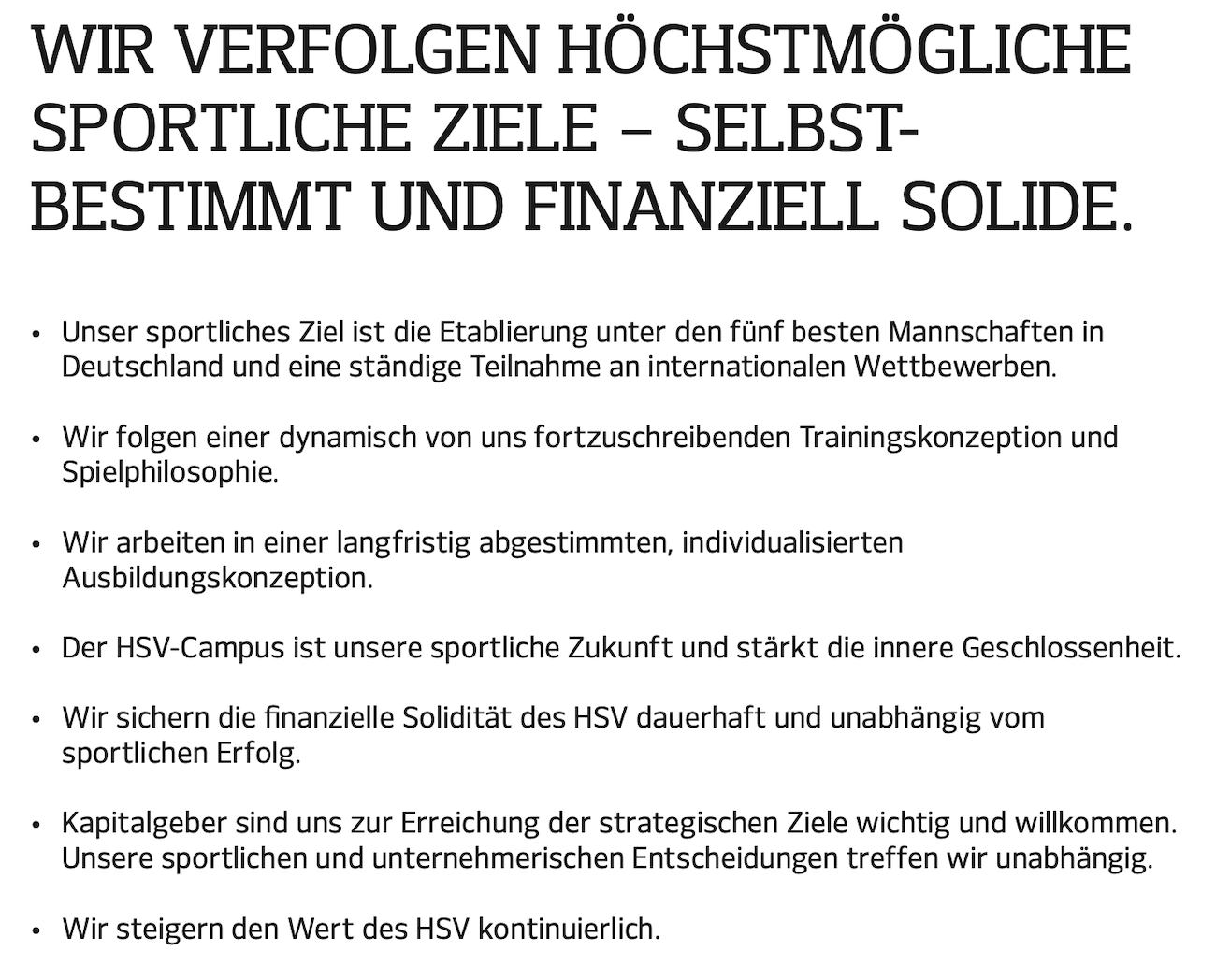 Aufbau eines typischen Leitbildes